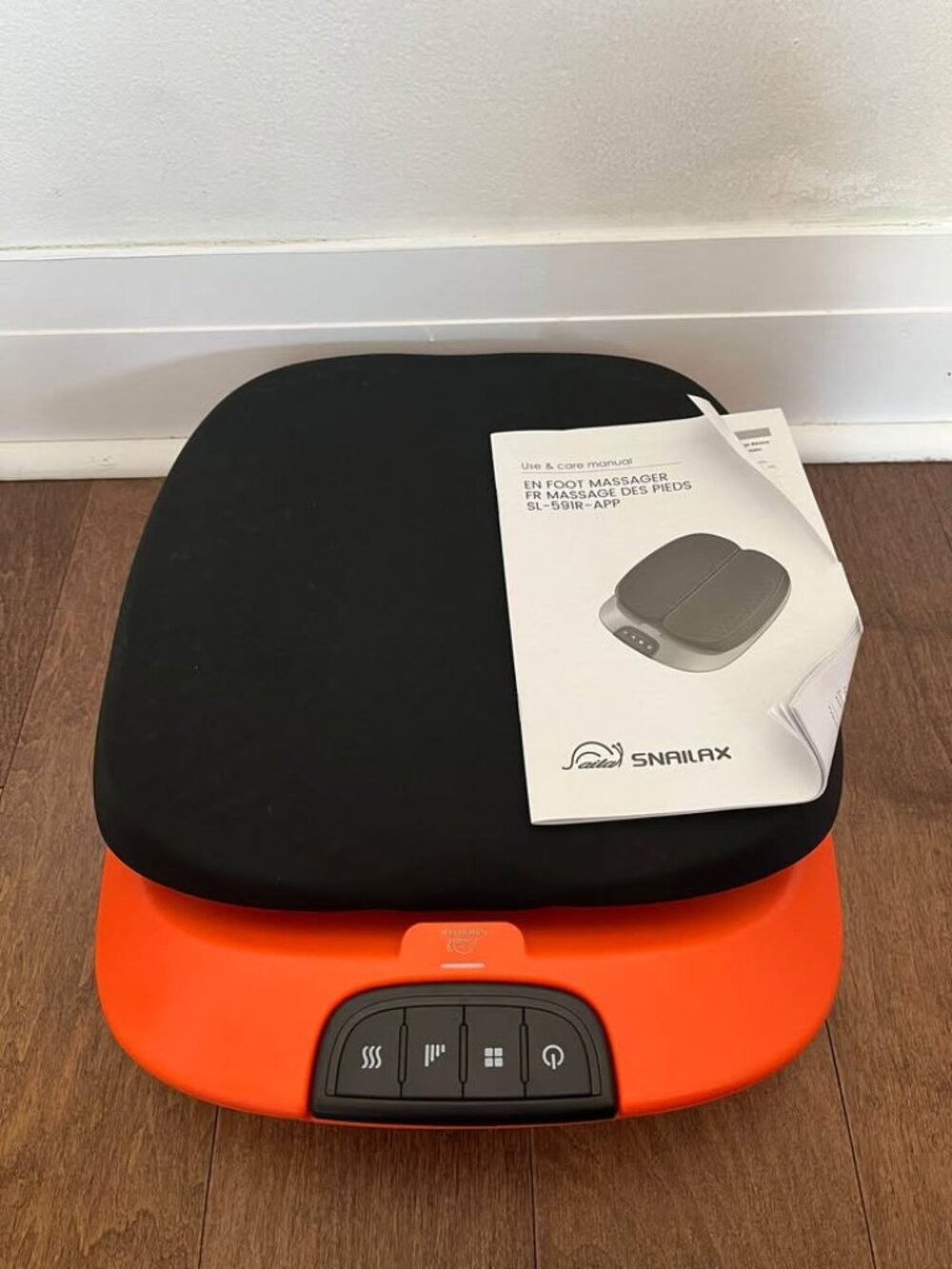 NEW Snailax Vibration Foot Massager with Heat,Remote Control